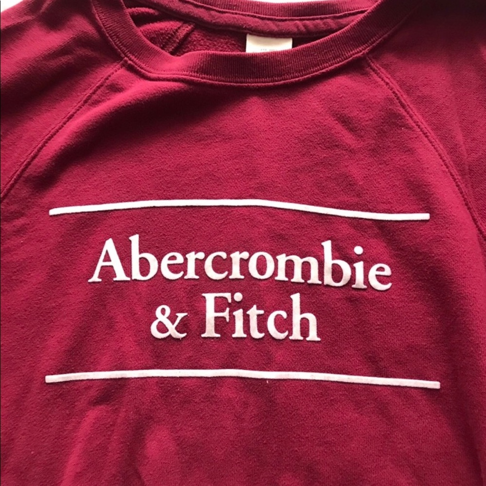 SOLD •Abercrombie & Fitch burgundy sweater - Picture 3 of 4